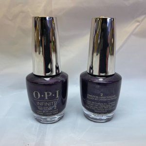 O.P.I Infinite Shine 2 Nail Polish Long Wear Vampsterdam Purple 15ml X 2 Bottles